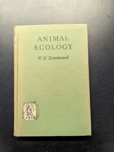 Animal ecology w - ecology", w.h