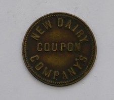 "NEW DAIRY COMPANY'S COUPON" TOKEN (FOOD & DRINK)