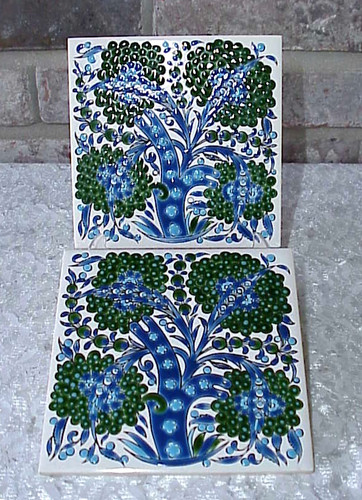 Vintage tree life ceramic - of,