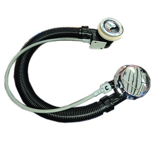 Chrome round pop bath waste - round,