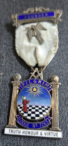 Masonic founders jewel - founders, jewel-pilgrim