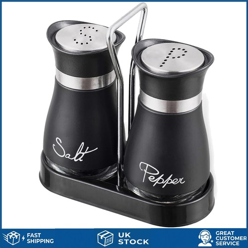Stylish black salt and - and, pepper