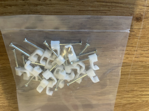 Flat cable clips - clips, 5mm