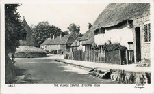 REAL PHOTO POSTCARD OF LETCOMBE REGIS, (NEAR WANTAGE), BERKSHIRE BY FRITH