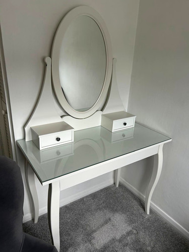 Ikea white dressing - ikea, table