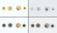 Pop Studs Heavy Duty Snap Fasteners Press Spring Poppers Buttons Crafts Findings