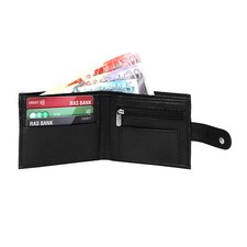Real Leather Wallet With RFID Blocking Card Protection Security Slim Man Wallets