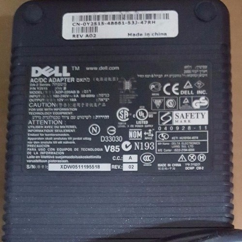 Dell da2 series adapter - series, a/c