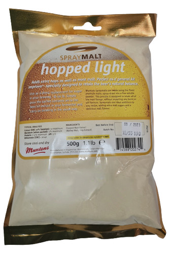 Muntons spraymalt hopped light - spraymalt,