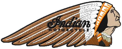 Indian motorcycles embroidered - indian,