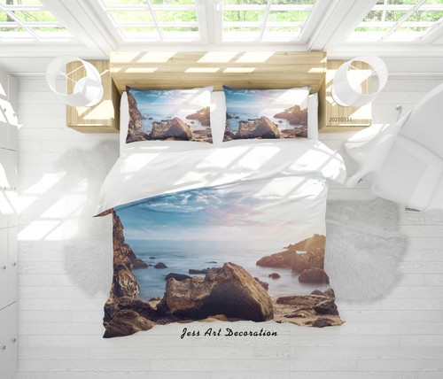Seaside rock sea quilt - rock,