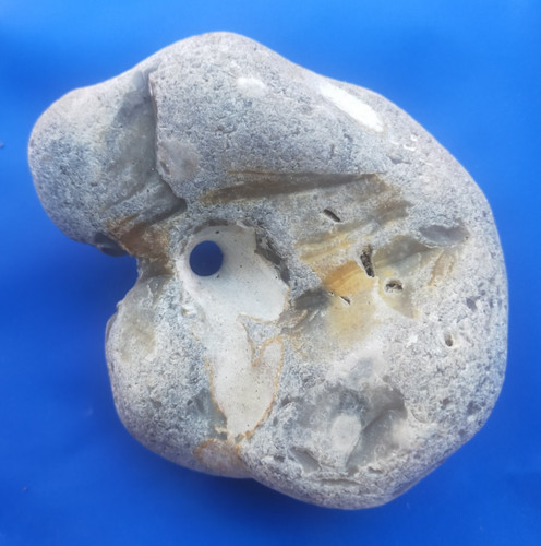 Large natural hag stone - natural,