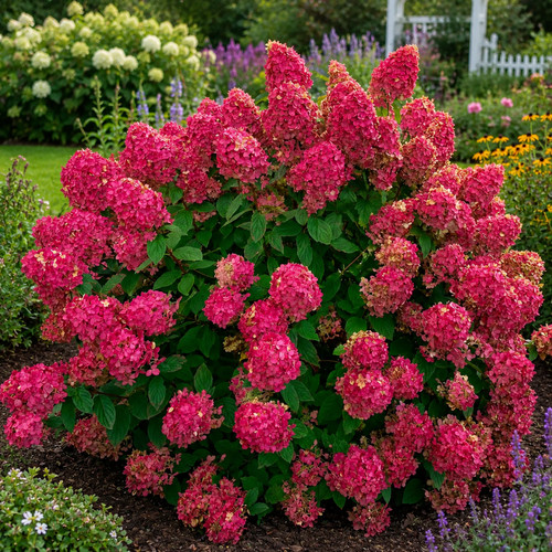 Hydrangea paniculata fire - hydrangea,