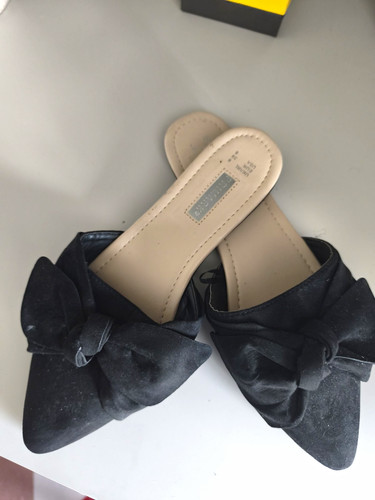 Primark black faux suede - primark,