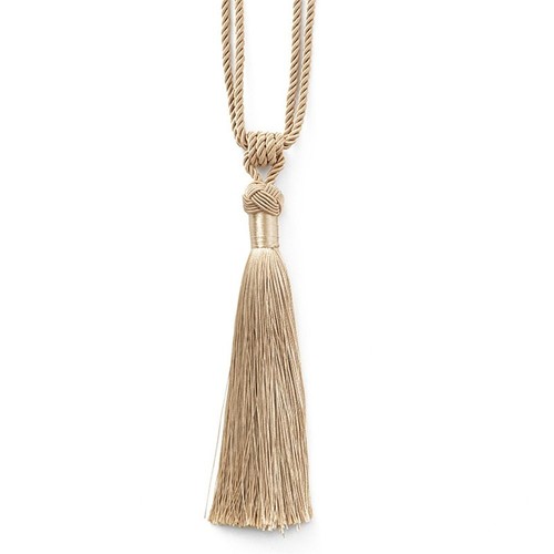 Satin rope tassel curtain - satin,