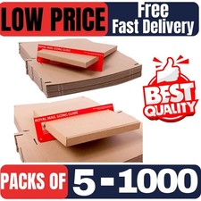 Royal Mail Large Letter PiP C4 A4 C5 A5 C6 A6 Postal Boxes Mailing Box- CHEAPEST