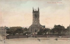 Antique Postcard Parish Church