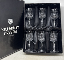 Killarney Crystal Inisfallen Wine Set Of 6