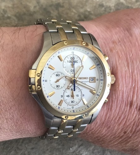 Seiko mens chronograph watch - seiko,