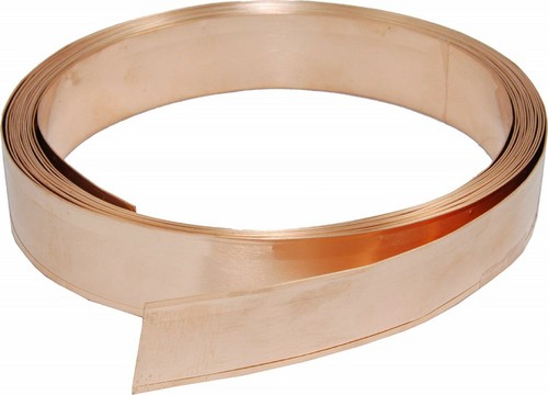 Copper draught excluder strip - excluder,