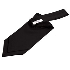 Black Mens Self-Tie Cravat