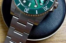 NH35 40mm Hulk Green Custom Built S**ko Mod Watch