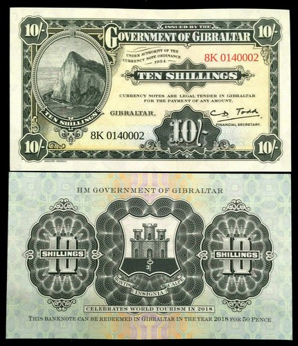Gibraltar shilling 2018 - shilling,