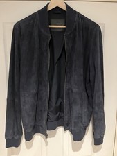Levi Strauss Men’s Suede Navy Bomber Jacket XL