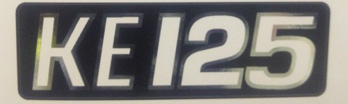 Kawasaki ke125 side panel - kawasaki, or