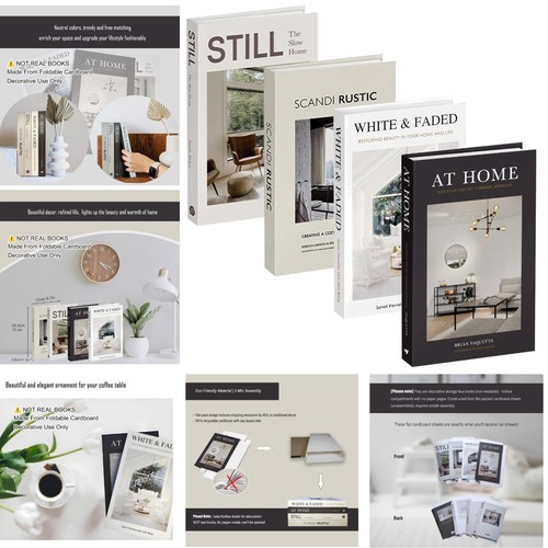Faux decorative books - books, home