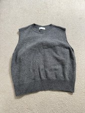 Olive Clothing Leah Open Back Wool Grey Sweater Vest One size • New without tags