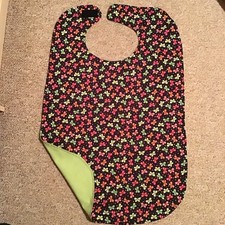 Adult bib, long, double sided
