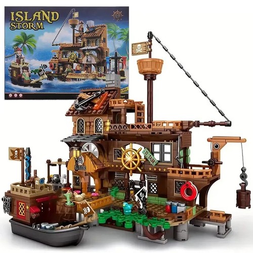 Medieval pirate island - medieval,