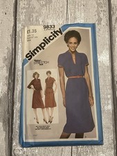 Simplicity Sewing Pattern 9833