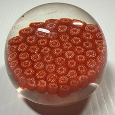 Vintage Millefiori  Art Glass