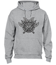 2 VIKING AXES HOODY HOODIE