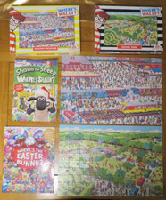 2 WHERES WALLY JIGSAW PUZZLES