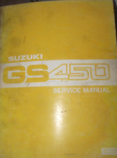 SUZUKI GS450   SERVICE MANUAL  1979.