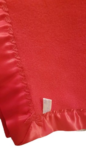 Handmade baby bedding - handmade, red