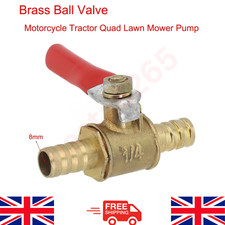 In-Line Fuel Tap Brass 8mm