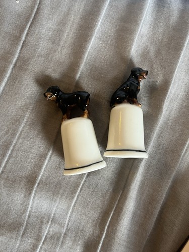 Vintage porcelain rottweiler - porcelain,