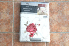 Dunelm Embellished Quilt Cover Juliet Pattern Double Bed 200x200cm Approx