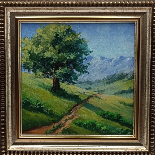 Original country landscape - original,