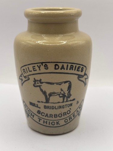 Old advertising cream pot