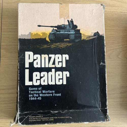 Panzer leader avalon hill 1974 - leader,
