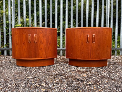 Pair vintage plan - g, teak