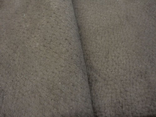 Dark brown pigskin suede - brown,