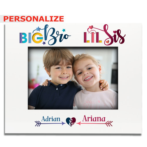 Personalized big bro lil sis - personalized-big,