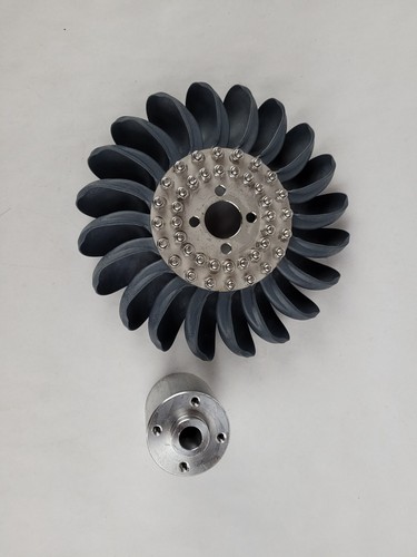 Turgo wheel turbine - wheel, micro