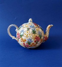 Early Grimwades Royal Winton'Marguerite' Chintz EliteTeapot c1930